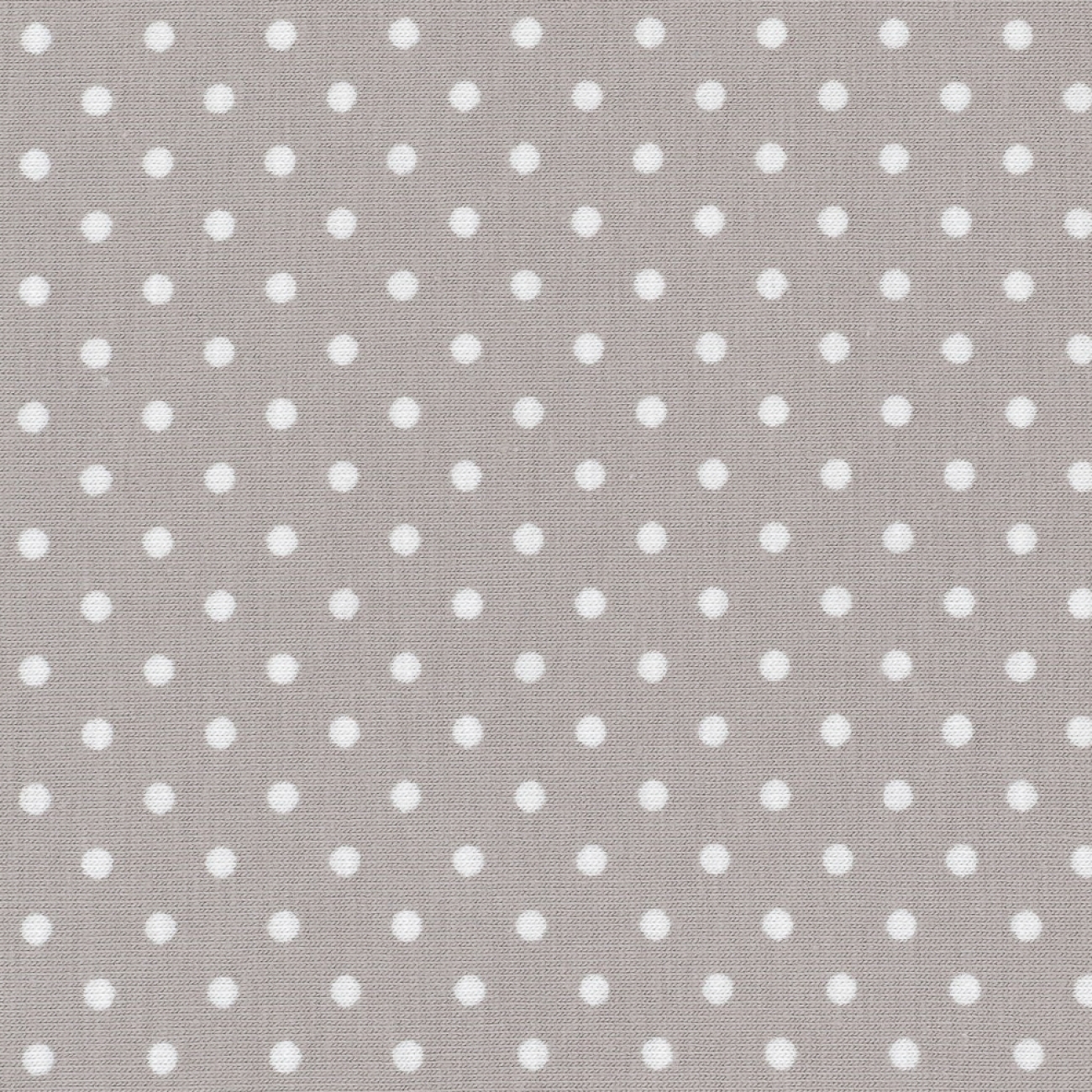 Jersey Swafing - Tupfen - 3 mm - Grau